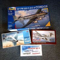 Revell FW 200 C-5/C-8 Condor 1:72, KD Convair XFY -1 Pogo, Omit Plaits PC-9, Bilek Westland Whirlwind