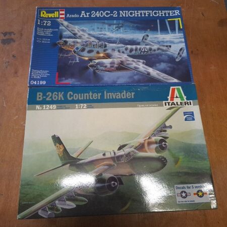 Revell Arado Ar 240C-2 Night Fighters & B-26K Counter Invader No. 1249 1:72
