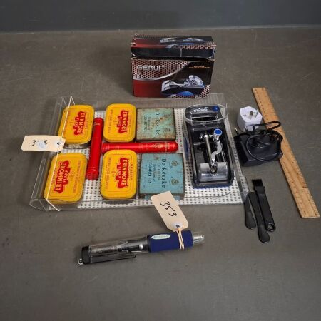 Gerui Cigarette Roller and Tins with Cabac Soldering Iron