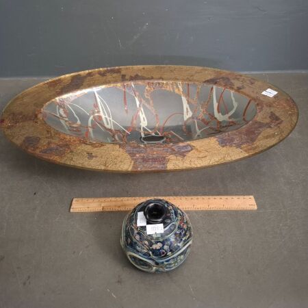 2 x Pieces of Art Glass 1 Signed