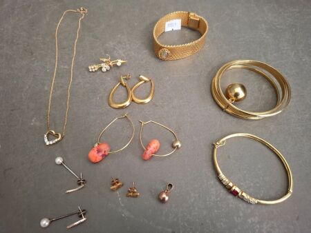 Lot of Gold Plated Jewellery