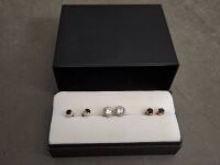 3 pairs of Gem Stone Earrings
