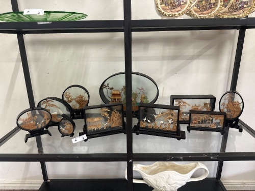 Assortment of Chinese Glass Displays
