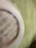 Vintage Large Vase & Bryon Mold Shell Dish, Signed - 4