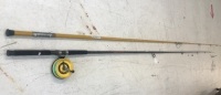 2 Long Beach Fishing Rods + 1 Alvey Reel