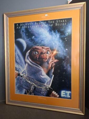 Framed E.T Poster