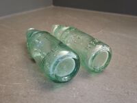 2 Vintage Bottles with Bridge and Marbles - Incs 1 F.Hopkinson Alfreton & D.Clifton & Co Stockport - 7