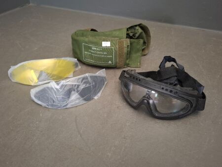 EPS-21 Combat Googles, with 2 Extra Lens Covers