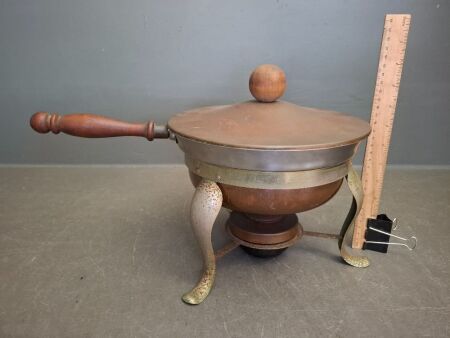 Vintage Copper Chafing Dish