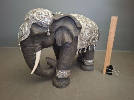 Asian Style Resin Elephant Figurine
