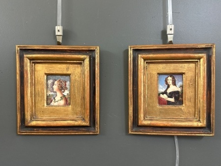 1 Portrait of Simonetta Vespucci & 1 Portrait of Duchessa di Vallombrosa - with Artist Proofs & Signed