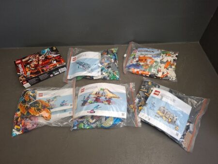 6 Sets of Lego (Incs Avatar, Ninjago & Minecraft) - unsure if sets are complete