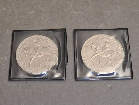 2 Elizabeth II DG Reg FD 1977 Commemorative Coin