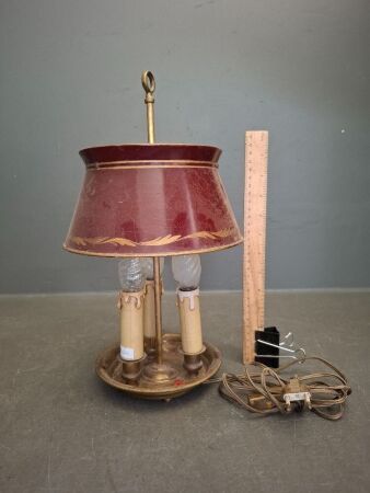 French Style Bouilotte Table Lamp - C1880 to 1900