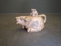 Hand Carved Stone Teapot - 2