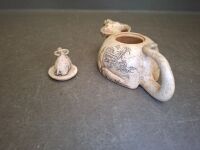 Hand Carved Stone Teapot - 5