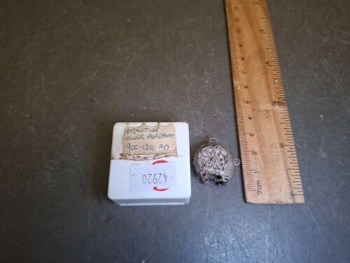 Antique Byzantine Silver Pendant