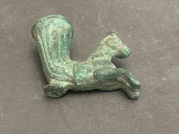 Ancient Persian Bronze Drinking Rhyton Vessel - 5