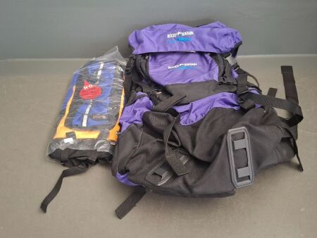 Large Rocky Mountain Backpack & DMH Australia Camel Back