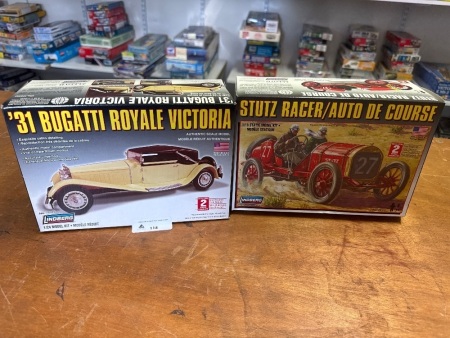2 Lindberg Model Cars