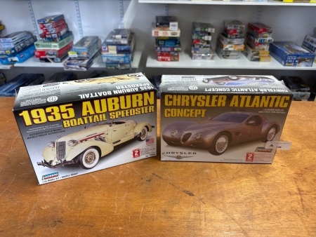 2 Lindberg Model Cars