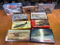 9 Various Model Aeroplanes