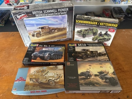 6 Various Model Vehicles
