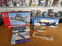 6 Military Model Aeroplanes - Mainly from United Kingdom