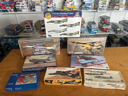 8 US Military Model Aeroplanes