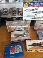 8 US Military Model Aeroplanes - 2