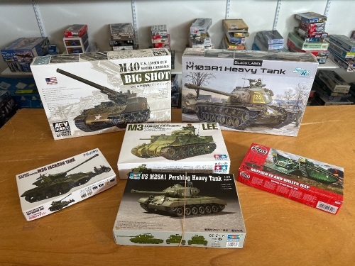6 Army Tanks