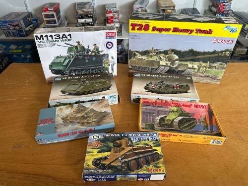 7 US Army Tanks