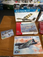7 Military Model Aeroplanes - Mainly from United Kingdom - 2