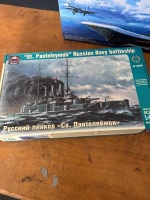 3 Russian Military Model Battleships - 2