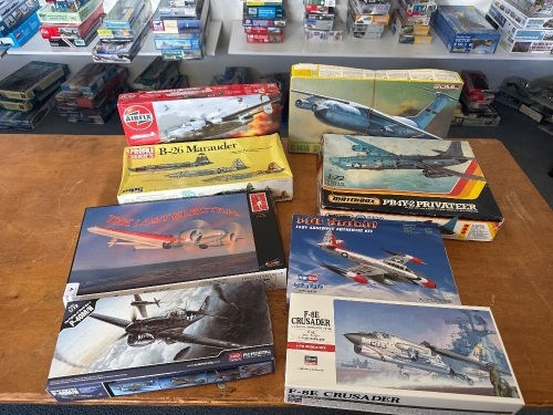 8 Various Model Aeroplanes