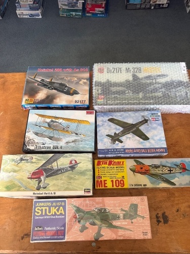 7 Various Model Aeroplanes