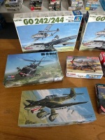 7 Gotha Style Military Model Aeroplanes - Mainly German - 2