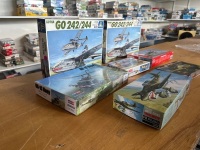 7 Gotha Style Military Model Aeroplanes - Mainly German - 4