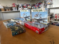 7 Gotha Style Military Model Aeroplanes - Mainly German - 5