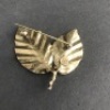 Signed Gilt Sterling SilverLeaf Brooch - 2