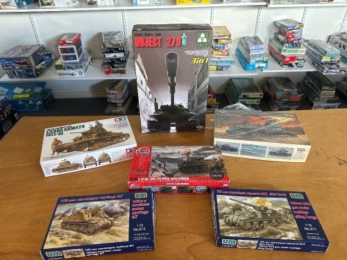 6 Army Tanks - Ince Soviet & Italian Tanks