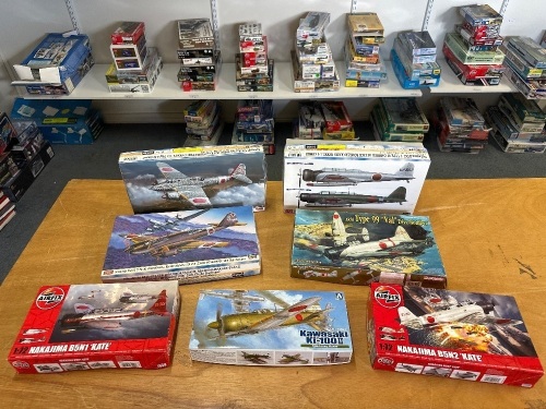 7 Japanese Military Aeroplanes