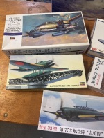 6 Japanese Military Model Aeroplanes - 2
