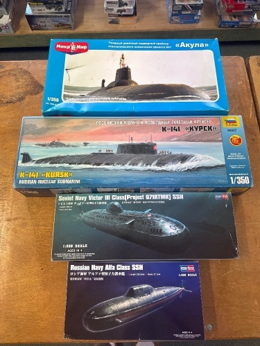 4 Russian Submarines