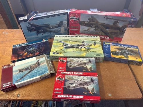 8 Various Model Aeroplanes