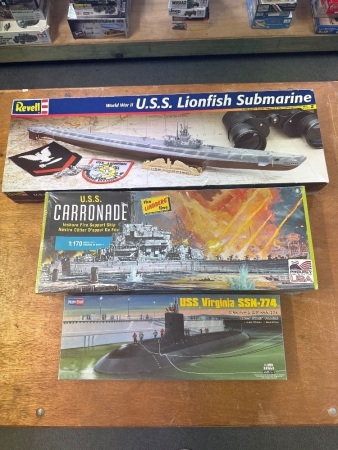 3 USS Submarines