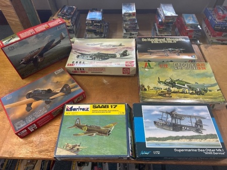 7 Model Aeroplanes - 2 are Polish