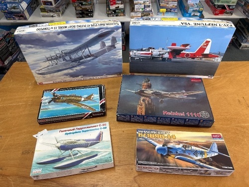 6 Various Model Aeroplanes