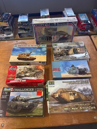 7 Army Tank Models