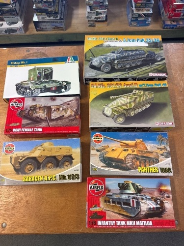 7 Army Tank Models